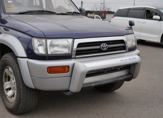 1996 Toyota Hilux Surf SSR-G Wide front view blue two tone JDM SUV for sale
