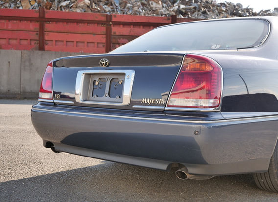 Toyota Crown Majesta C Type rear view JDM VIP sedan with factory taillights