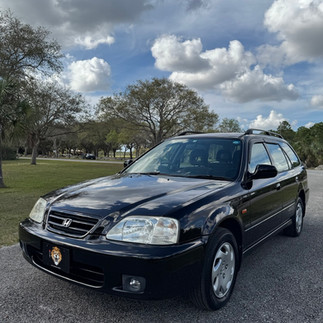1997 Honda Orthia Wagon 4WD for sale, featuring a classic design with a spacious interior and rugged 4WD capability, ideal for both family use and outdoor adventures.