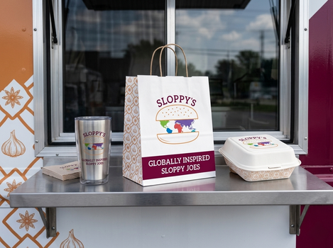 Sloppys containers shelf