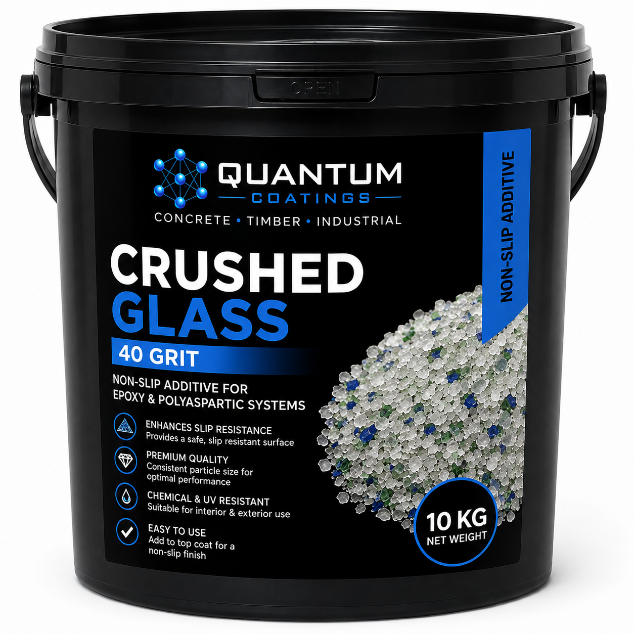 10 kg Quantum Glass Shard Non-Slip Additive