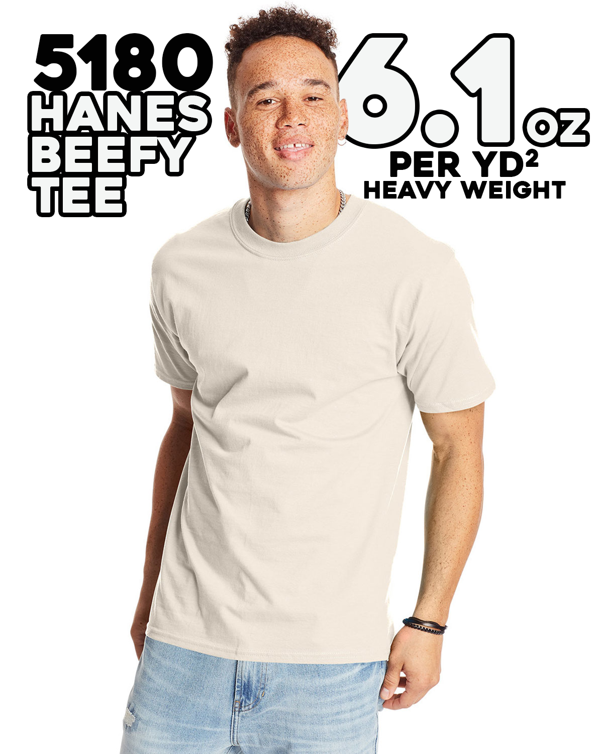 ​​​​​​​5180 Hanes Beefy-T T-shirt