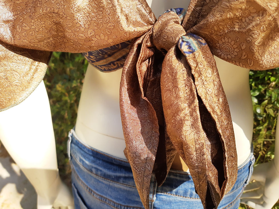 Miniature : Sari taupe 