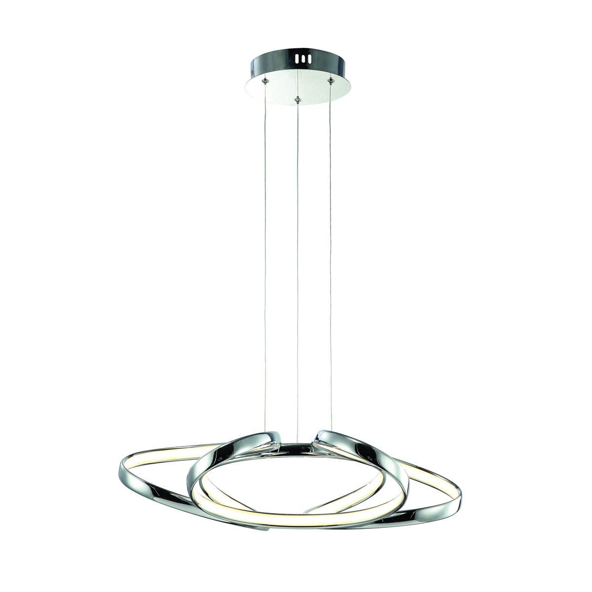 Suspension LED 'Ustaritz' 46W 2760Lm Métal + Plastique