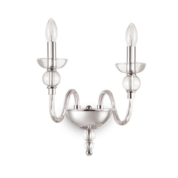 Applique Murale LED 'DOGE' 2 xE14 Ampoules Non Fourni