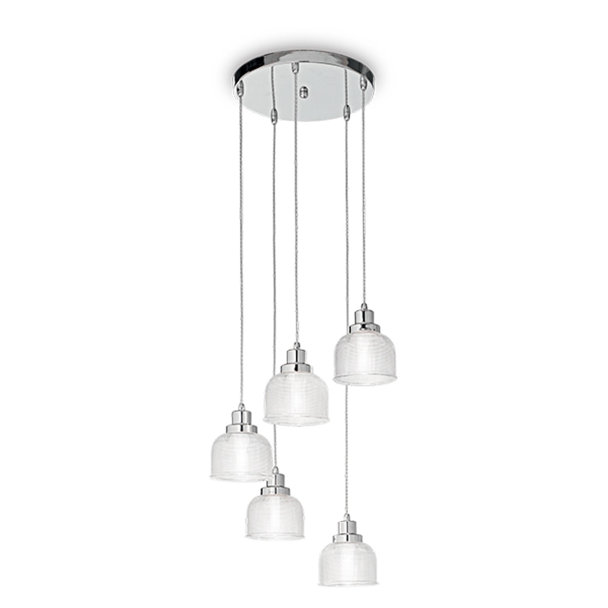 Suspension LED 'RUBY' 5 xE14 Ampoules Non Fourni