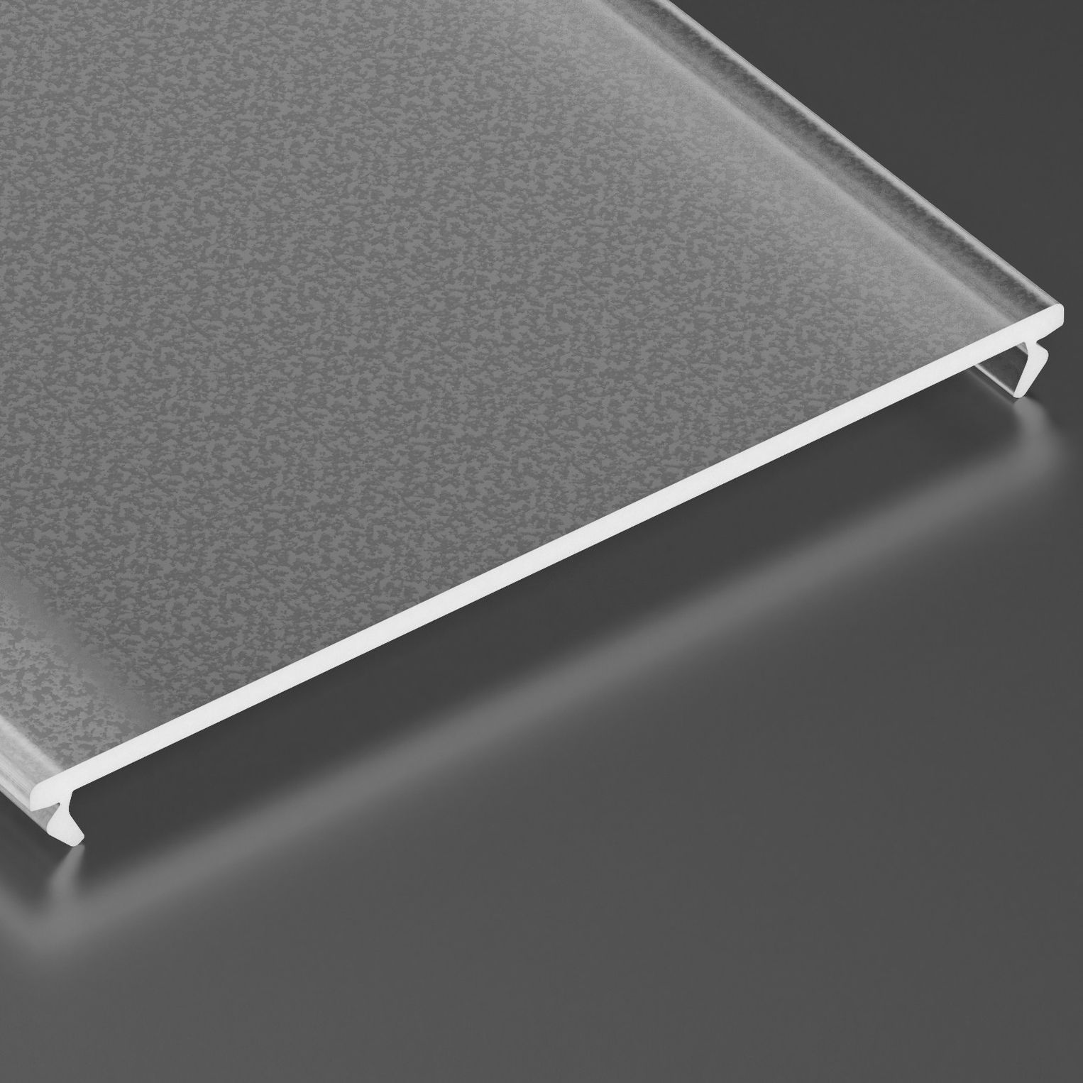 Diffuseur SUPERWIDE PMMA FROSTED Profilé 'Chelles'.'Châtenoy' 2.02M