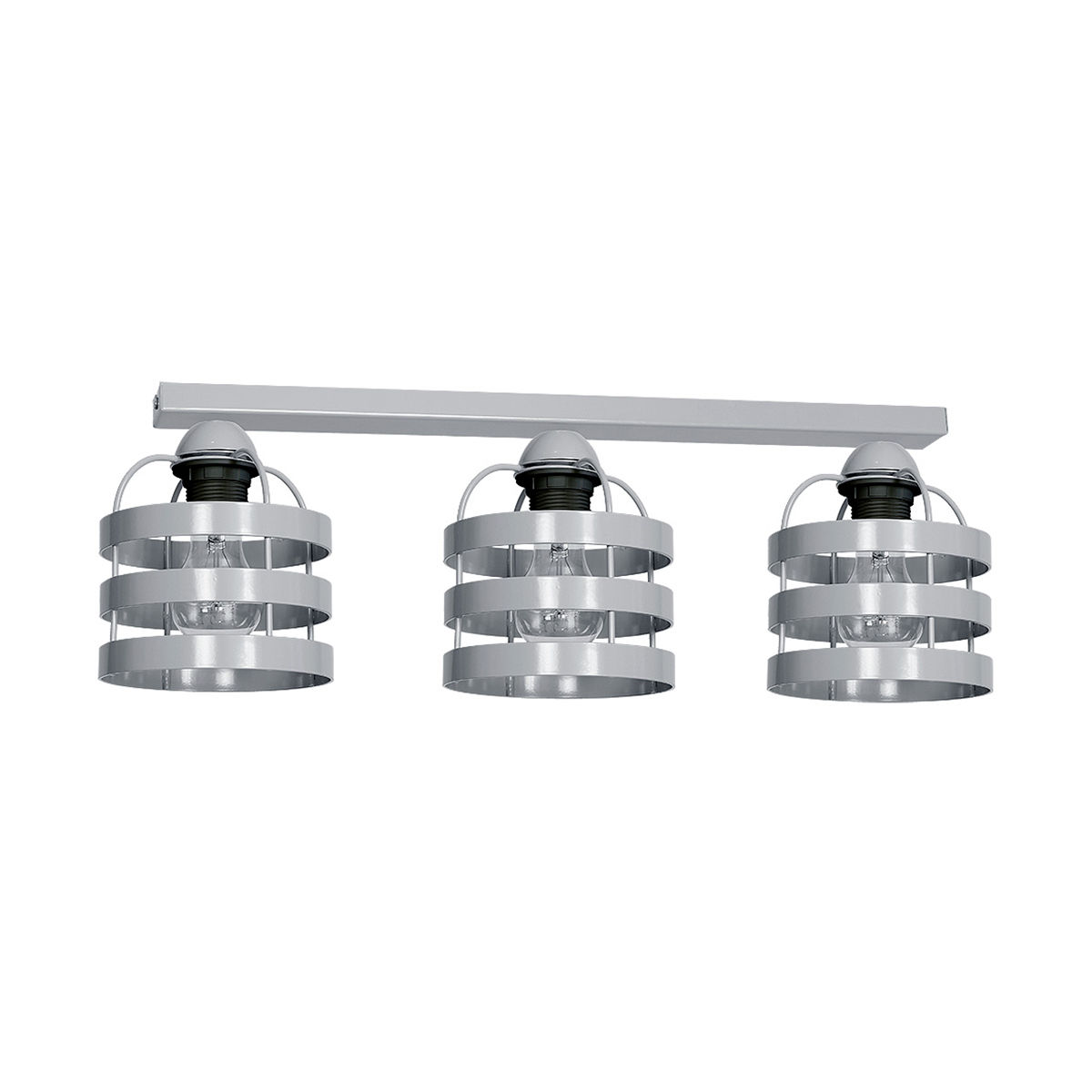 Plafonnier LED 'Andrezel' 3 xE27 Métal Sans Ampoule