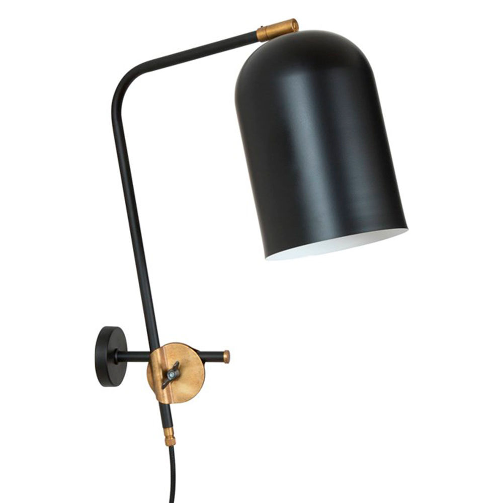 Applique Murale LED 'Vadencourt' Noir 1 x E27