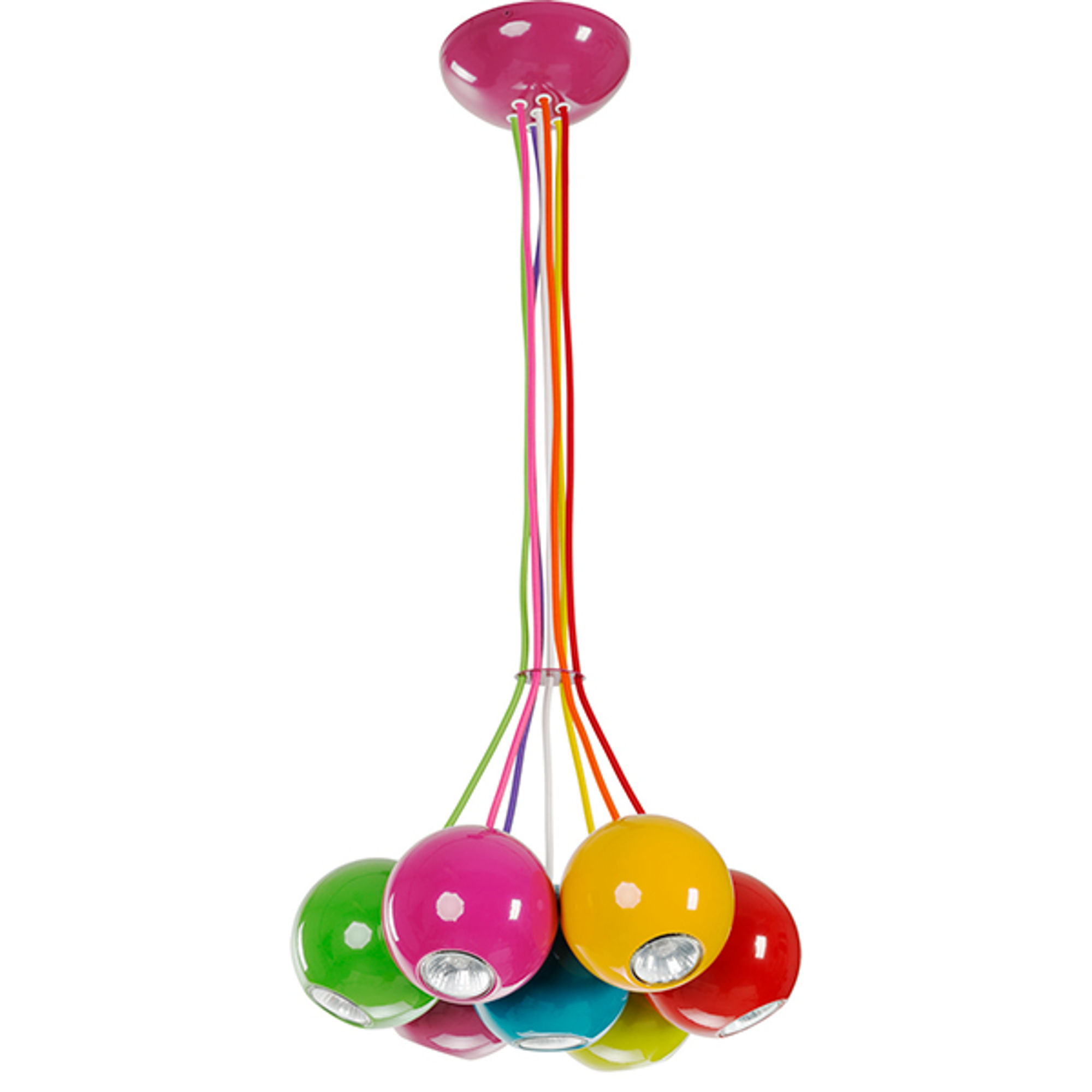 Suspension LED 'Valhuon' 7x GU10 Sans Ampoule