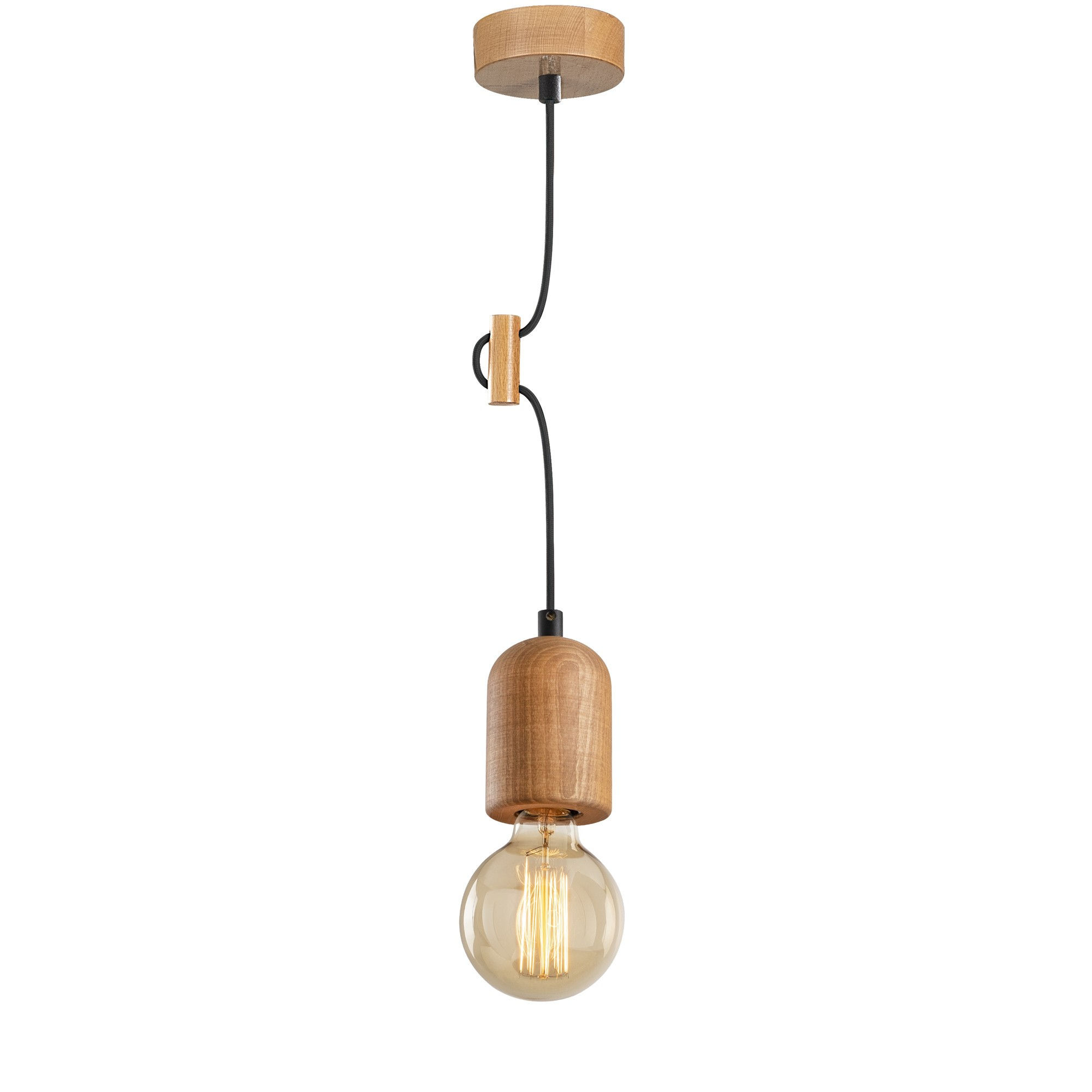 Suspension LED 'Uncey-le-Franc'28' Noir 1 xE27