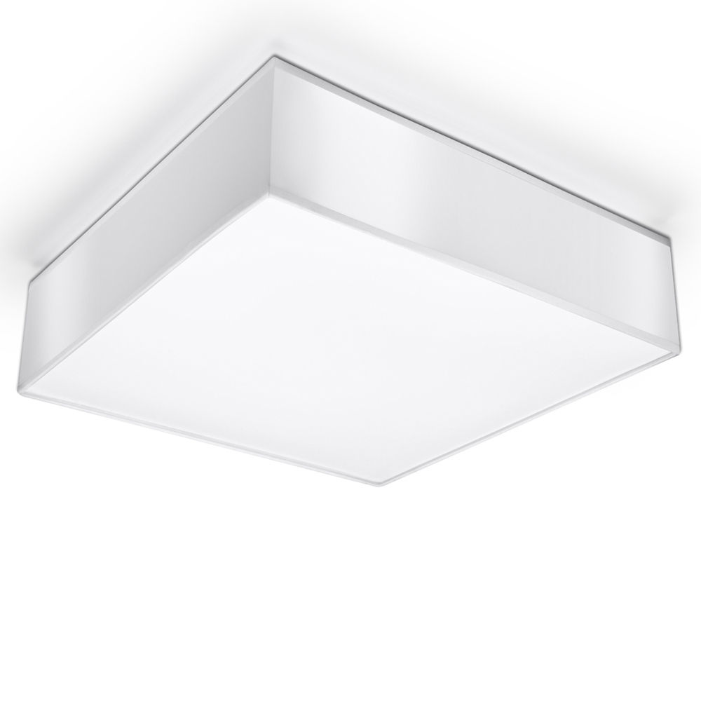 Plafonnier LED 'Launay' Blanc IP20 2 xE27