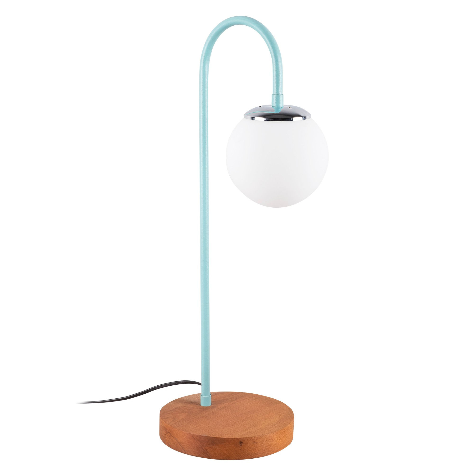 Lampe De Table 'Alembon' 691'Turquoise 1 xE27