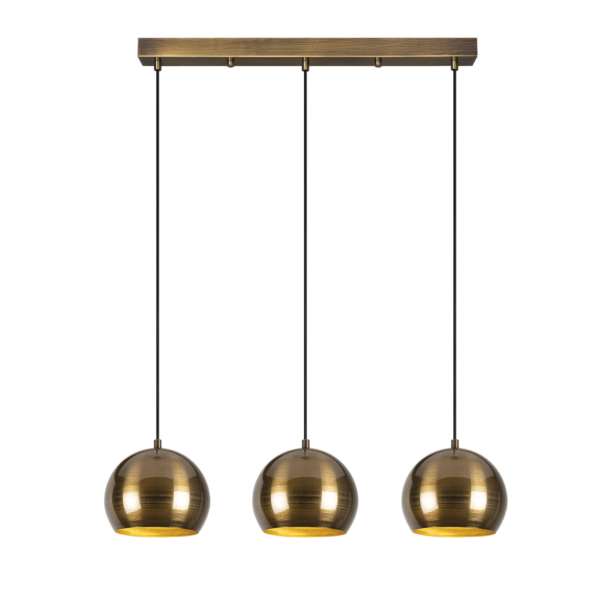 Suspension LED 'Maninghem' Vintage 3 x E27