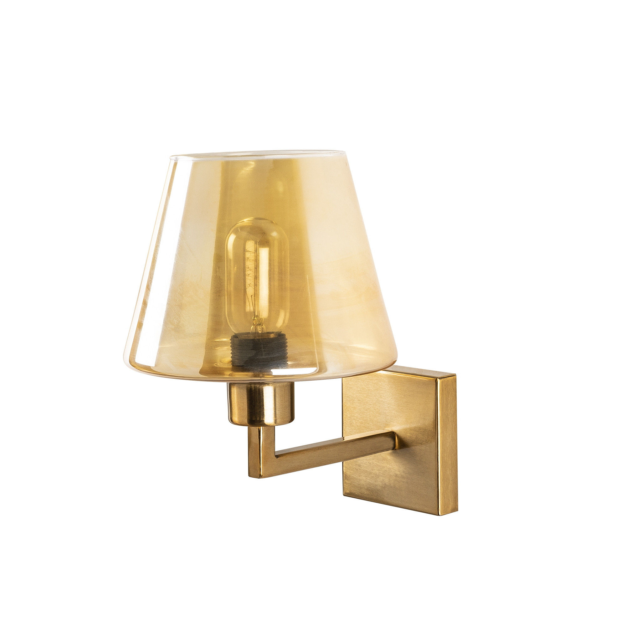 Applique Murale LED 'Guînes' Vintage/Miel 1 x E27