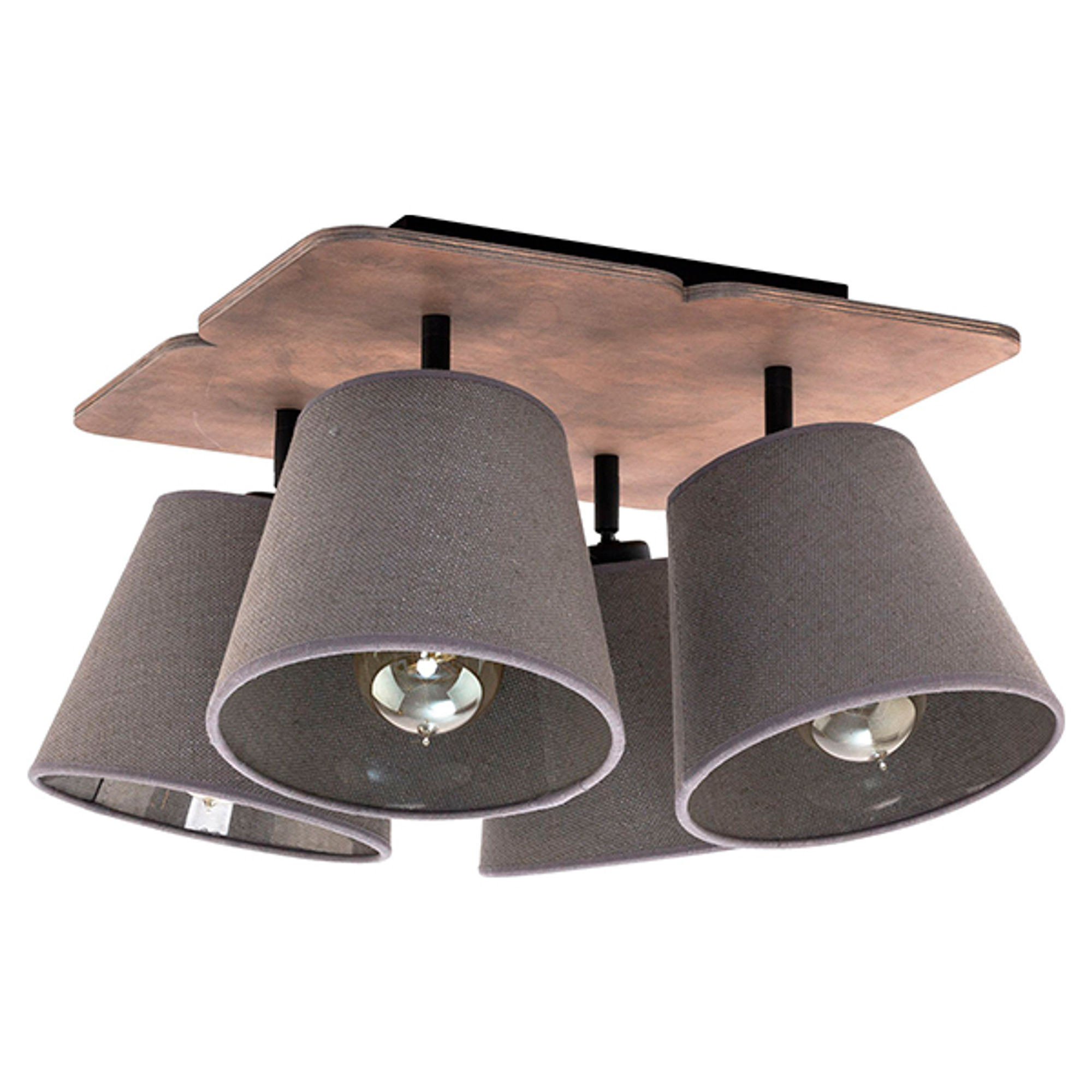Plafonnier LED 'Uzos' 4 xE27