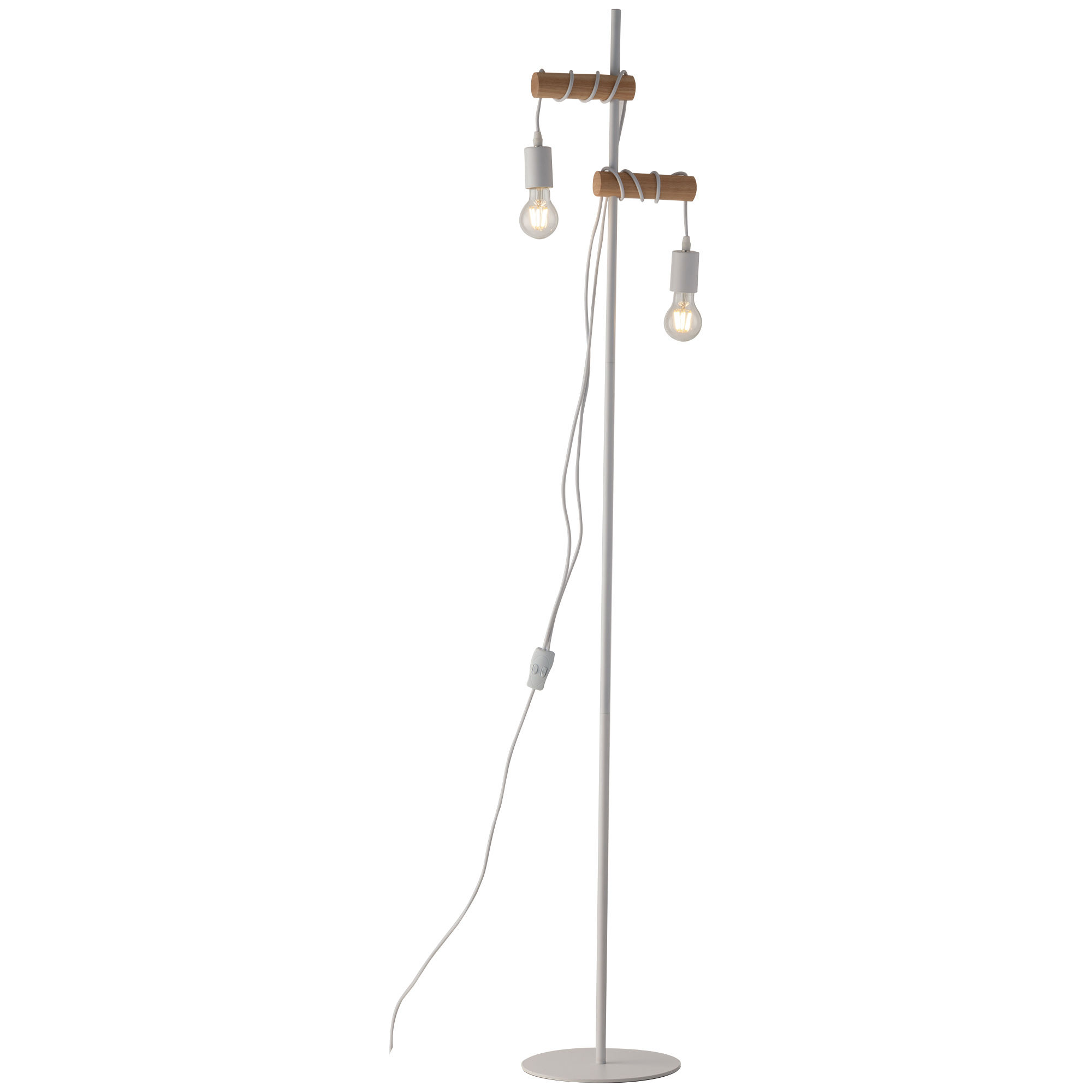 Lampadaire LED 'Boursin' 2 xE27