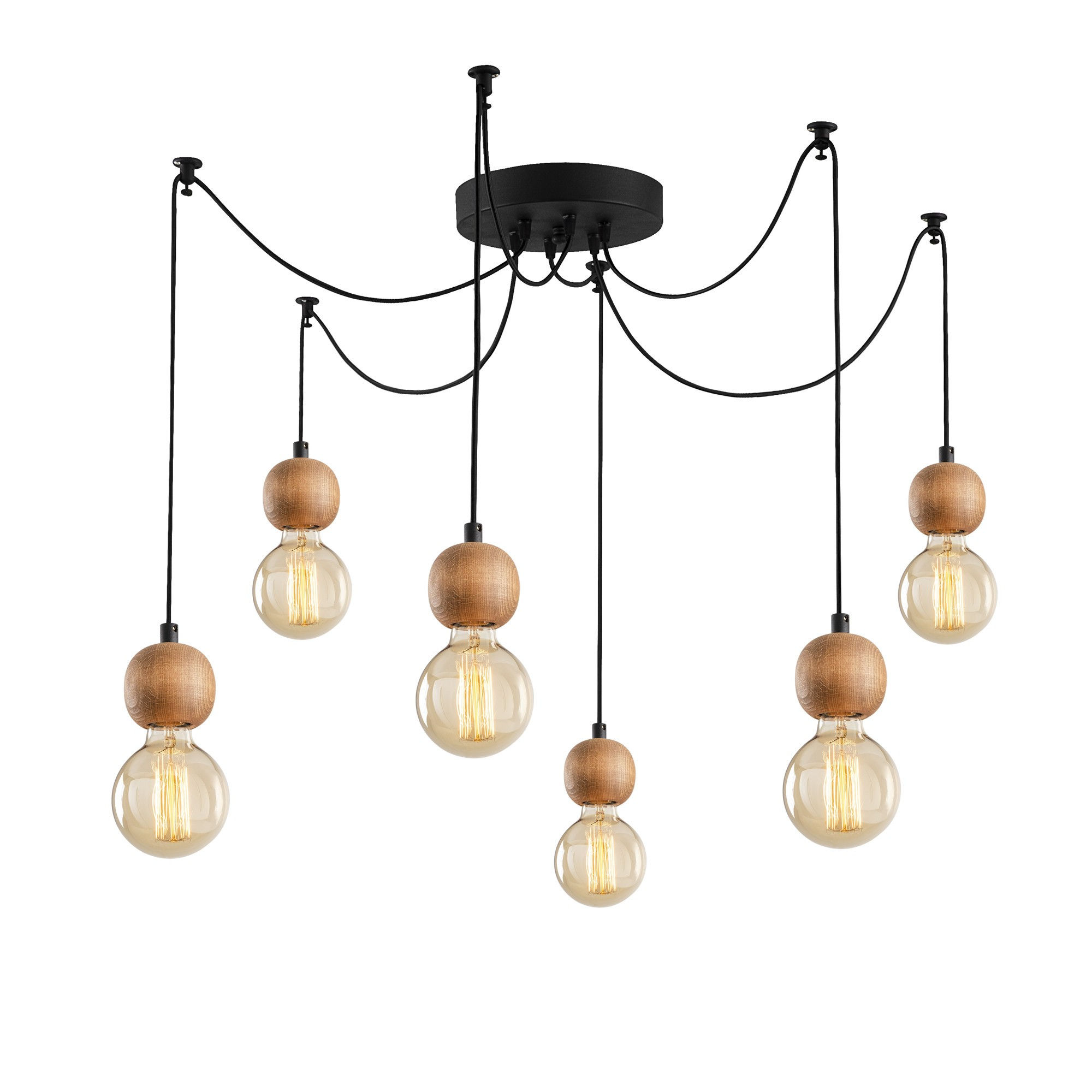 Suspension LED 'Trochères' 13' Noir 1 xE27