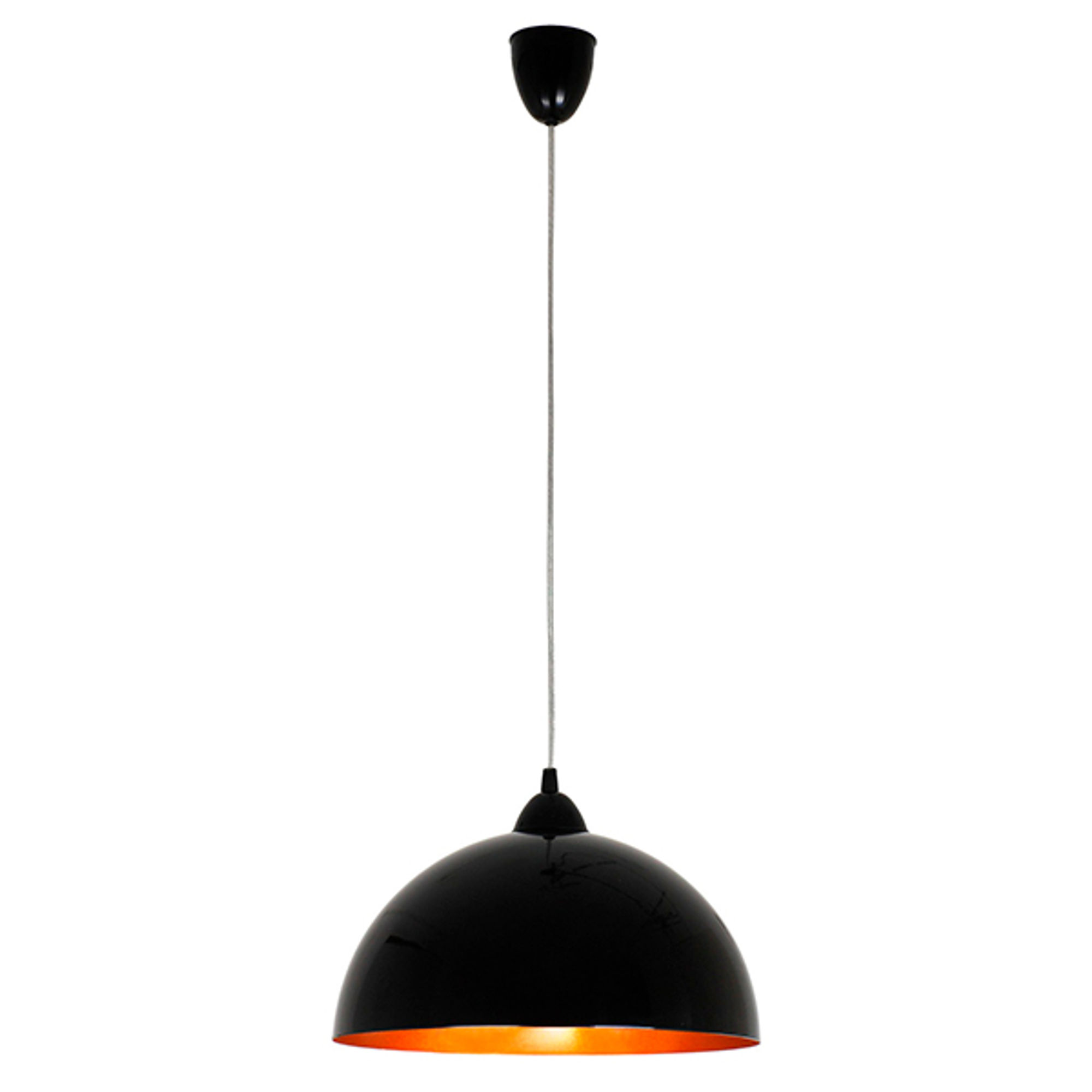 Suspension LED 'Vermelles' Noir/Or 1 xE27
