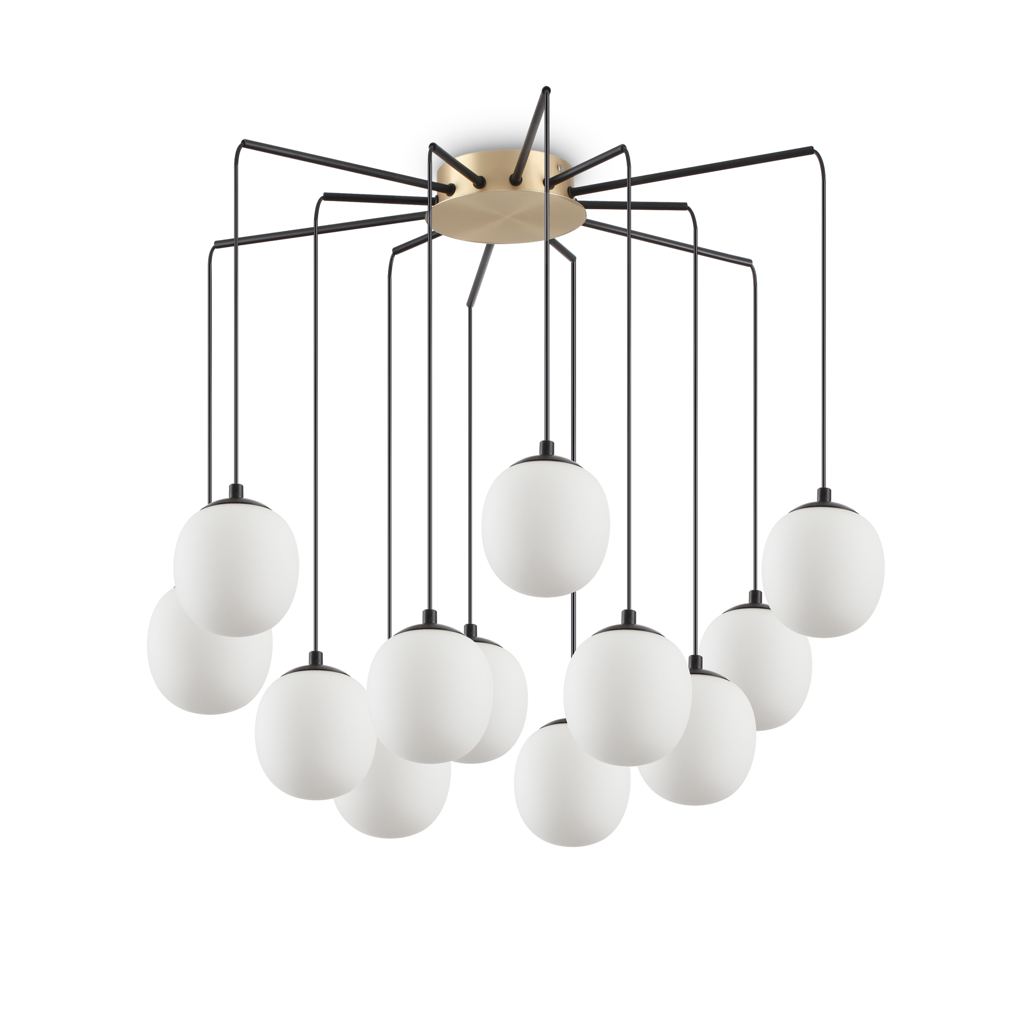 Suspension LED 'Bouilland' 12x G9 Avec Ampoule