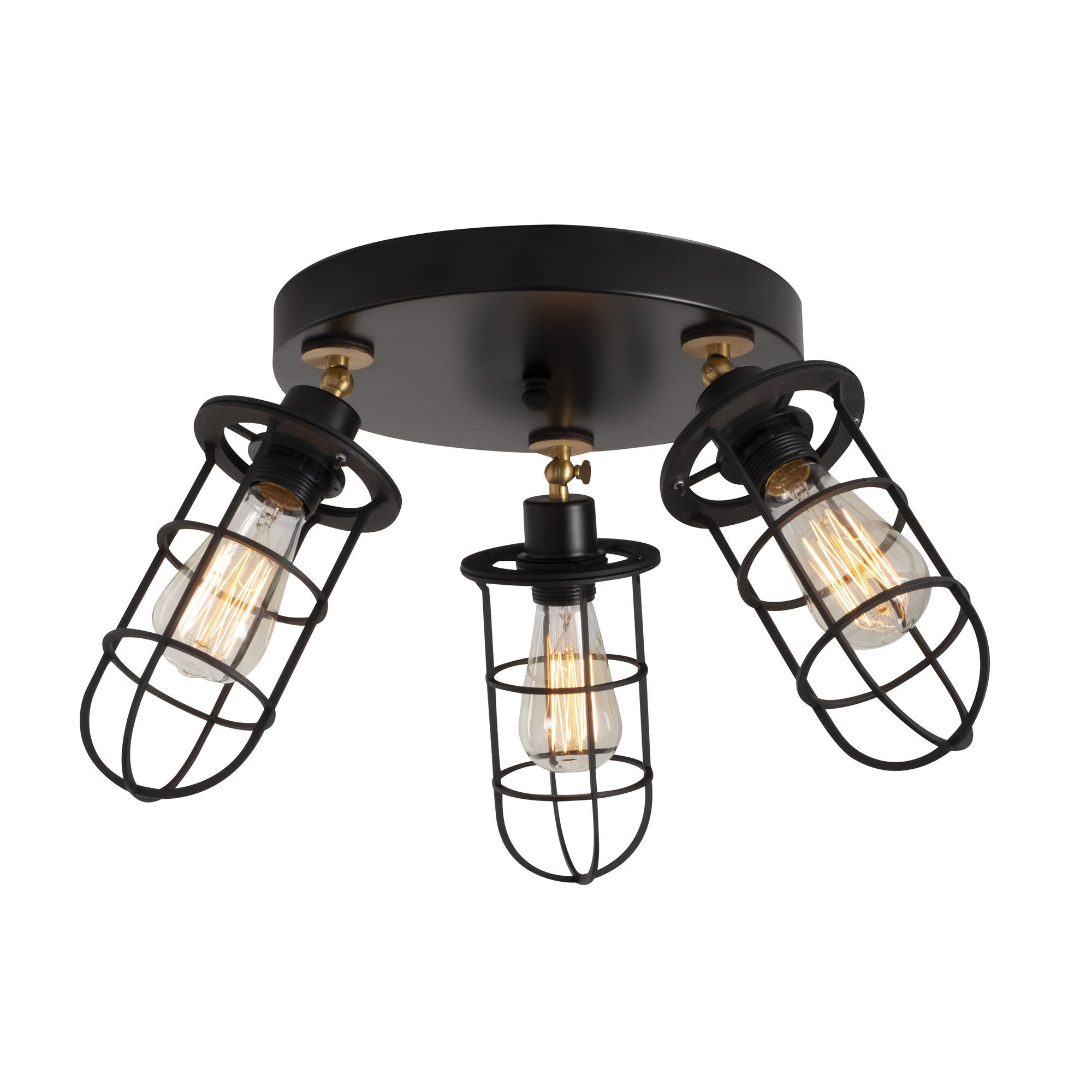 Suspension LED 'Ibarrolle' Noir 3 x E27