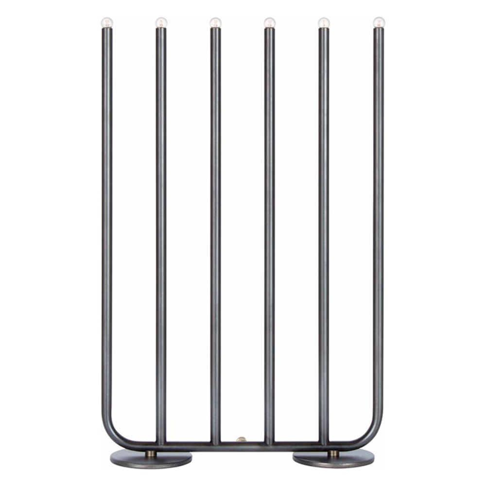 Lampe De Table 'Urvillers' Noir 6 x E10 Sans Ampoule