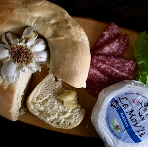 Einfaches Knoblauchbrot