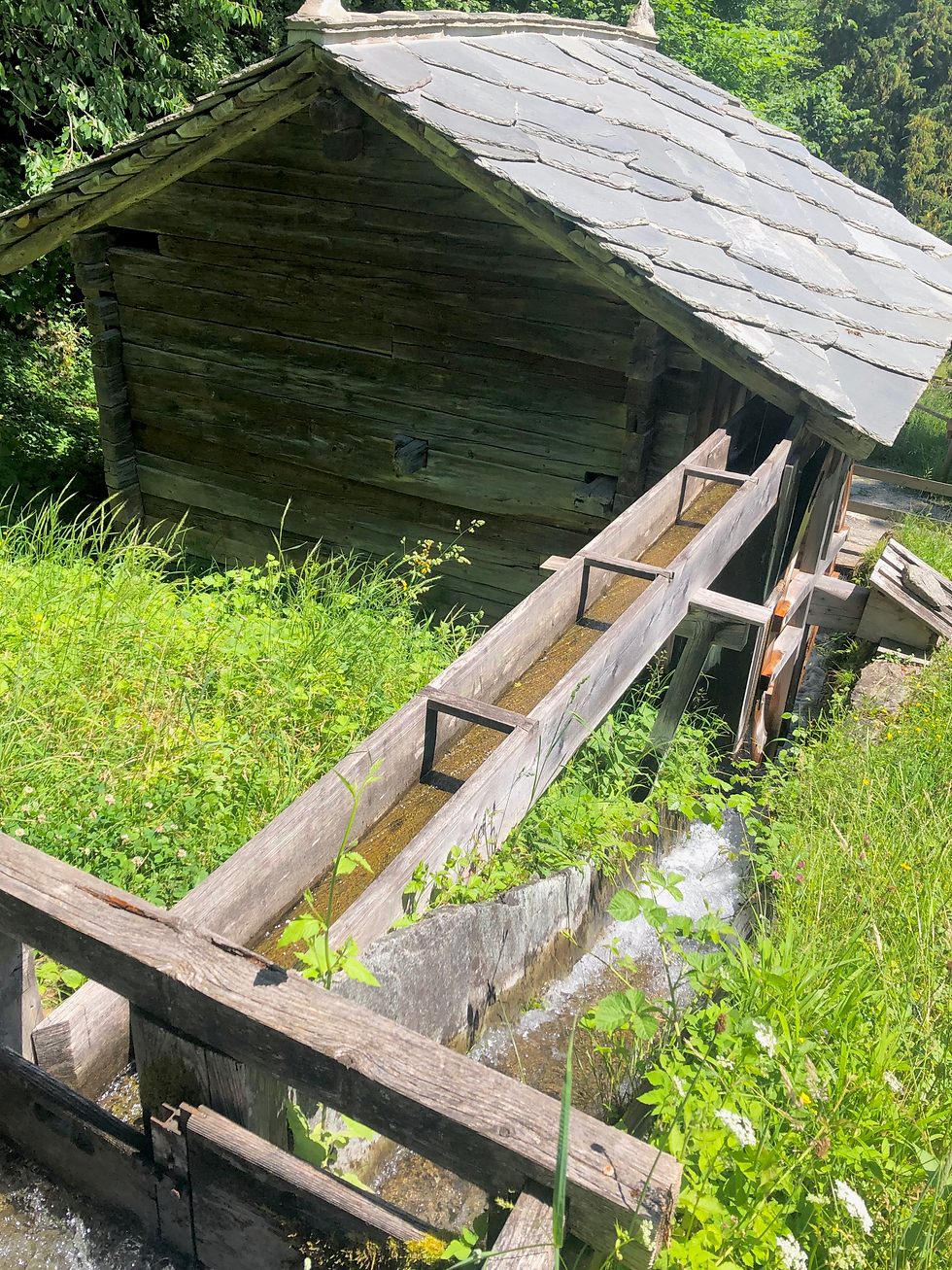 Mühle von Naters / VS aus dem 18./19. Jahrhundert.