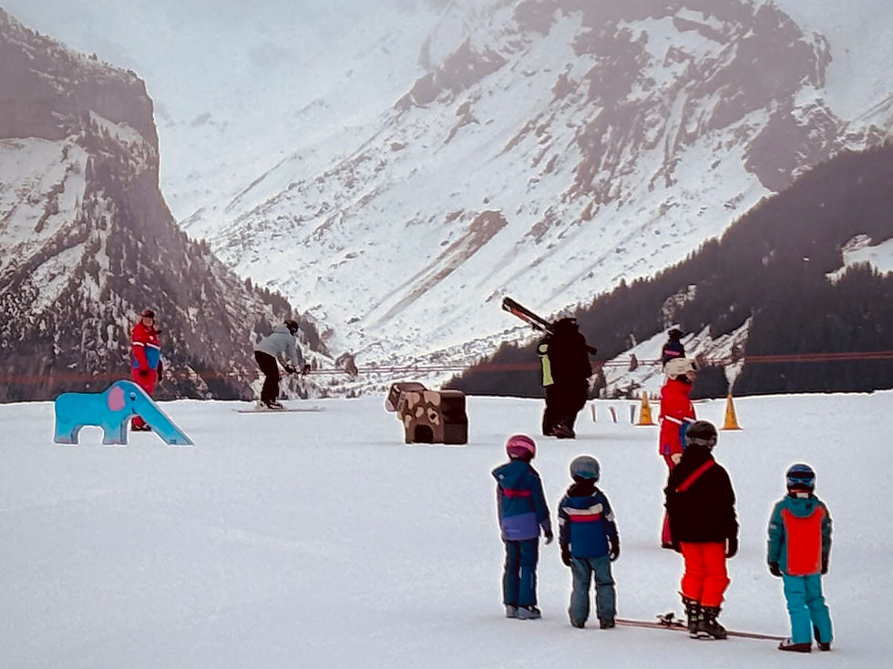 Skigebiet: klein aber fein.