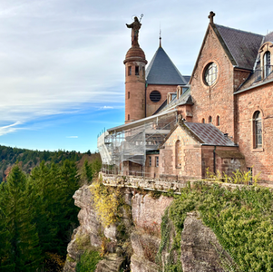 Spätherbst im Elsass - Teil 3: Auf den Odilienberg und die Haut Koenigsburg