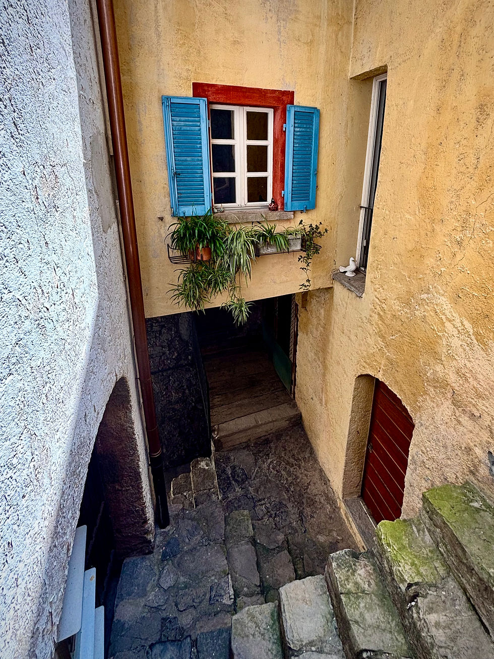 ...man sollte schon gut zu Fuss sein, um hier zu leben.