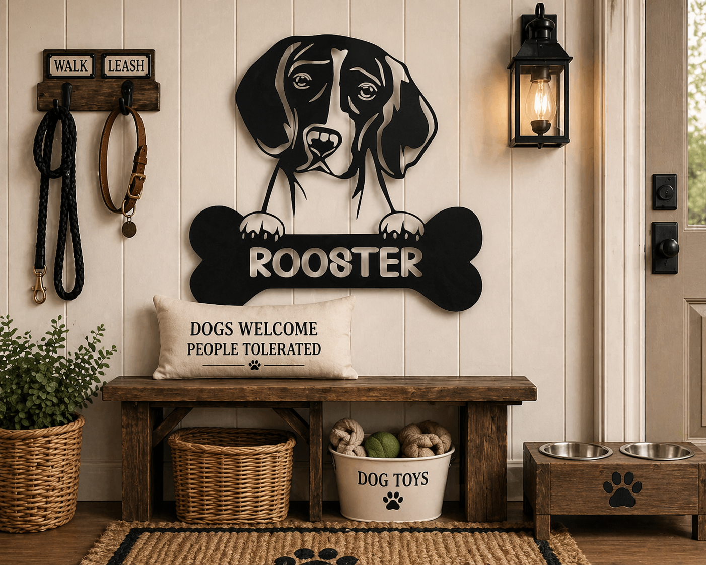 Beagle Personalized Name Sign | Custom Dog Breed Gift