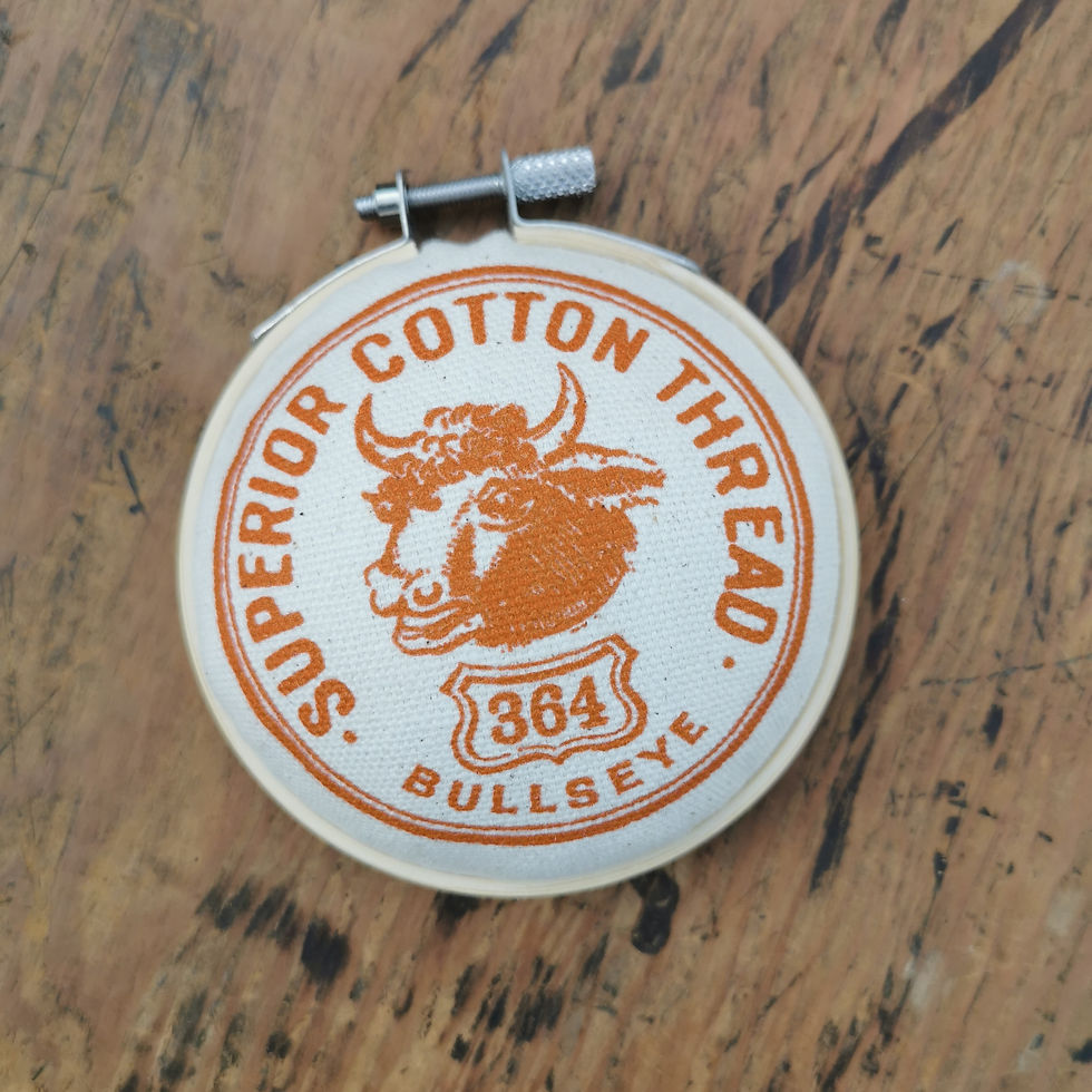Thumbnail: Embroidery Hoop Bullseye Pin Cushion