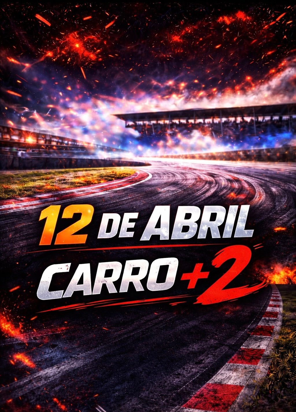 12 DE ABRIL - CARRO - CONDUTOR + 2 PASSAGEIROS