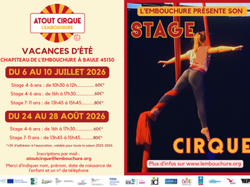 Stage Atout Cirque été