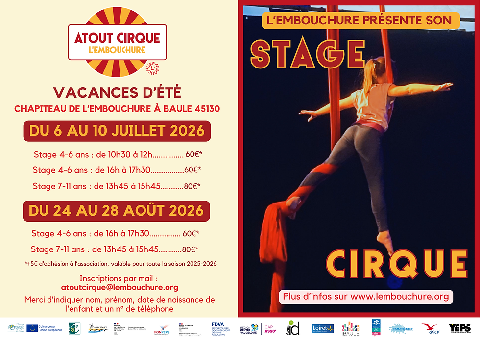 Stage Atout Cirque été