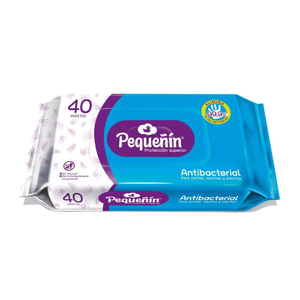 Pañitos Húmedos Pequenin Antibacteriales (40 Und)