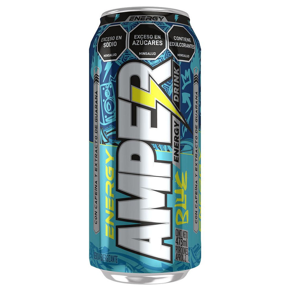 Bebida Amper Energizante Cafeina Extracto (473 Ml)