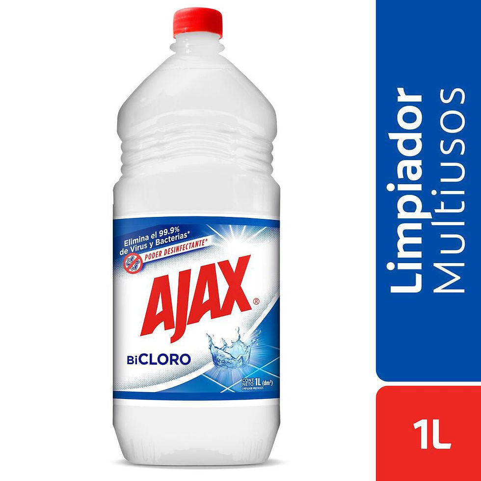 Limpia Pisos Ajax Bicloro Poder Desinfectante (1000 Ml)