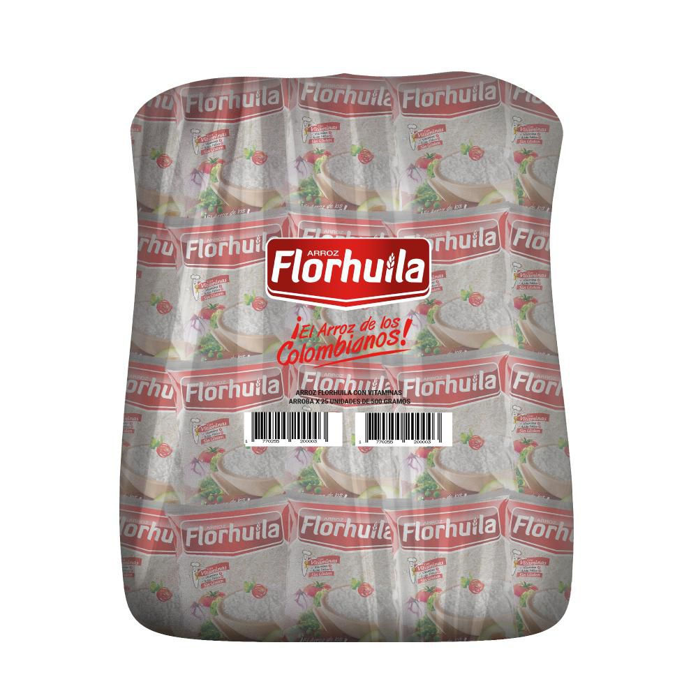 Arroz Flor Huila Blanco (12500 Gr)