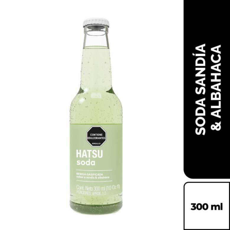 Soda Hatsu Sandía Y Albahaca (300 Ml)