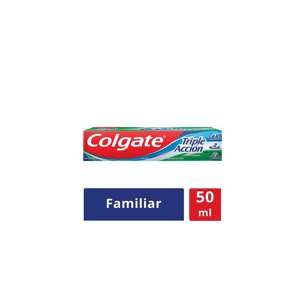 Crema Dental Colgate Triple Acción (50 Ml)