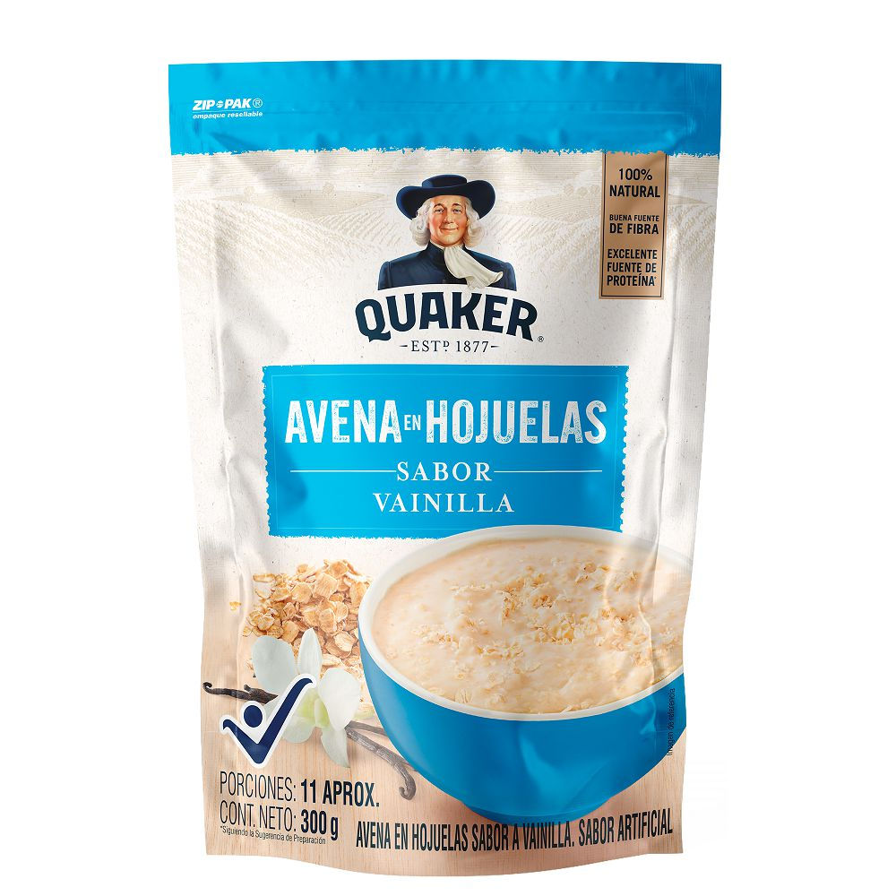 Avena Hojuela Vainilla Quaker 300 Gr
