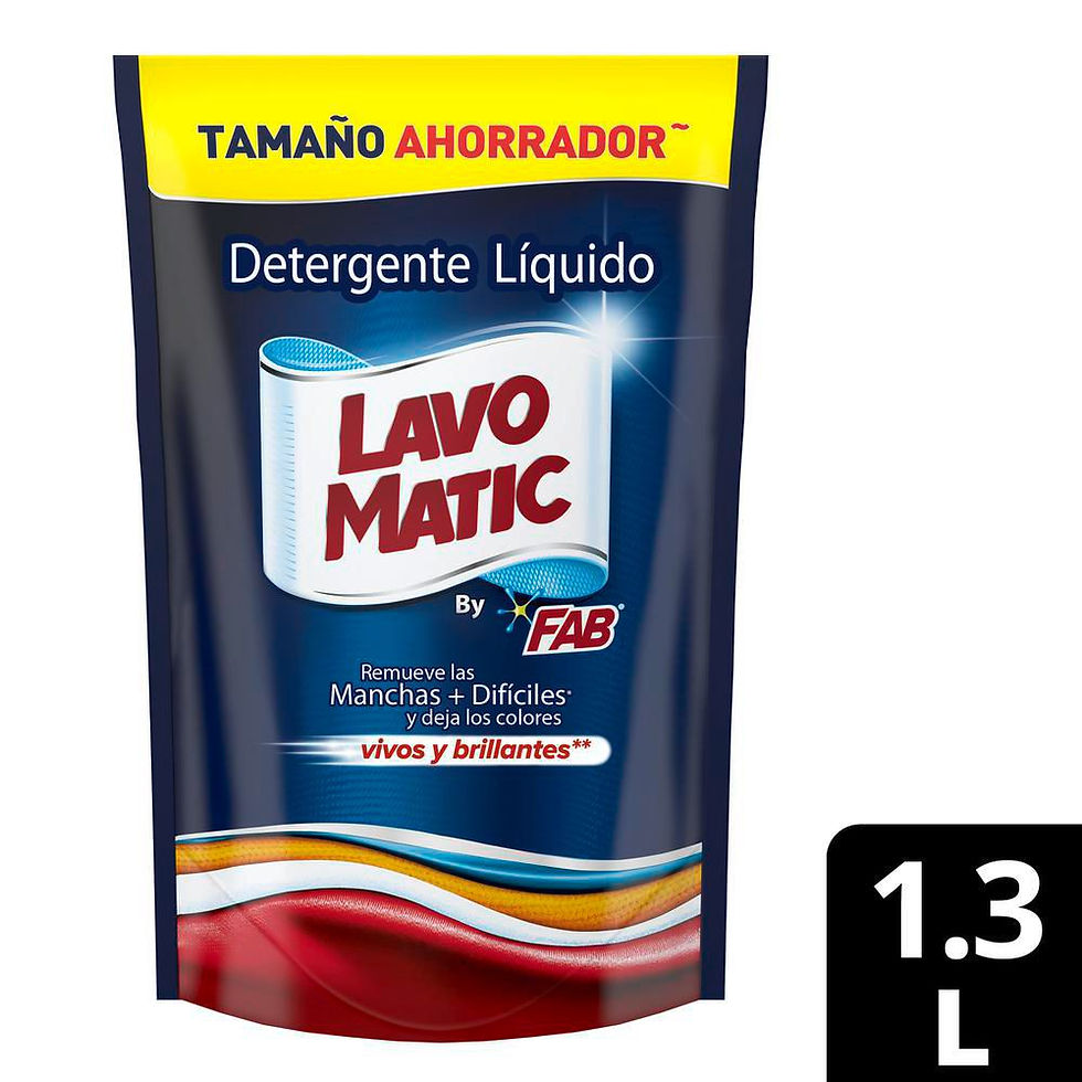 Detergente Líquido Lavomatic Colores Vivos Y Brillantes (1300 Ml)