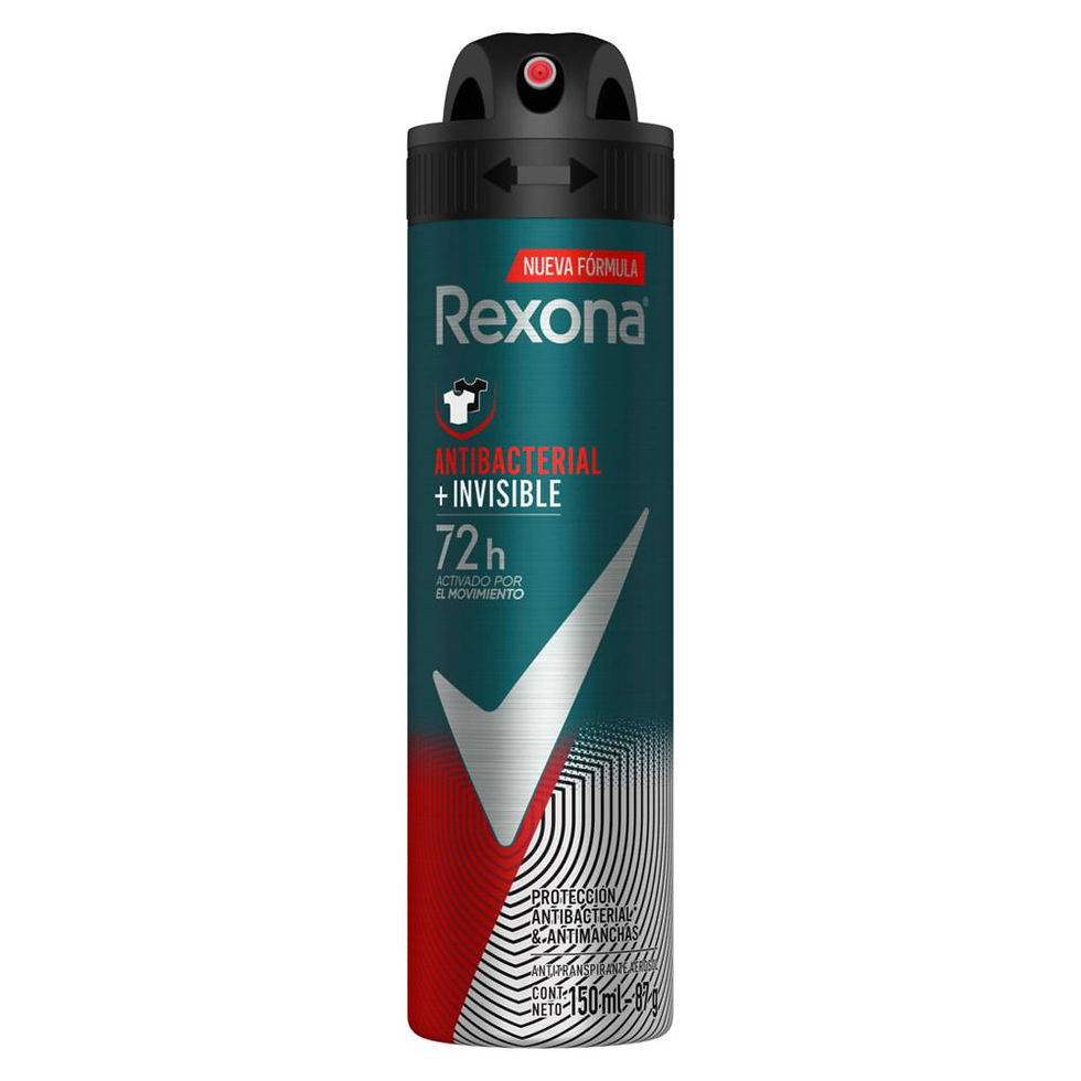 Desodorante Rexona Antibacterial Invisible Aerosol (90 Gr)