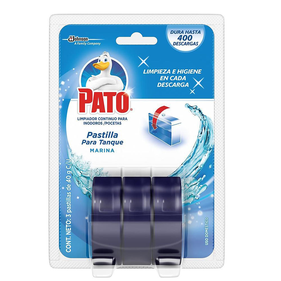 Limpiador Inodoro Pato Tanque Pastilla Marina X3Und (120 Gr)