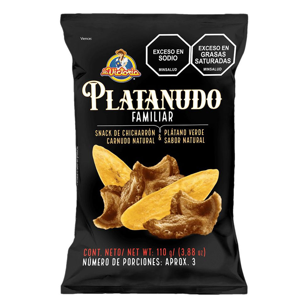 Snack La Victoria Chicharron Carnudo Natural Pla (110 Gr)