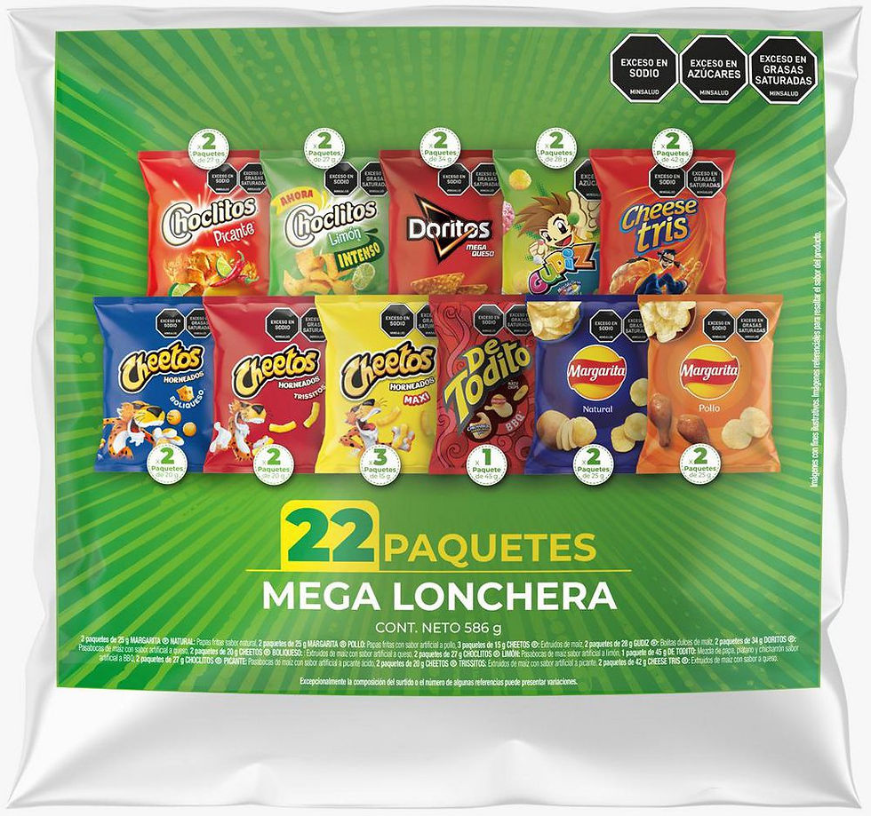 Pasabocas Frito Lay Mega Lonchera Surtida X22 (586 Gr)