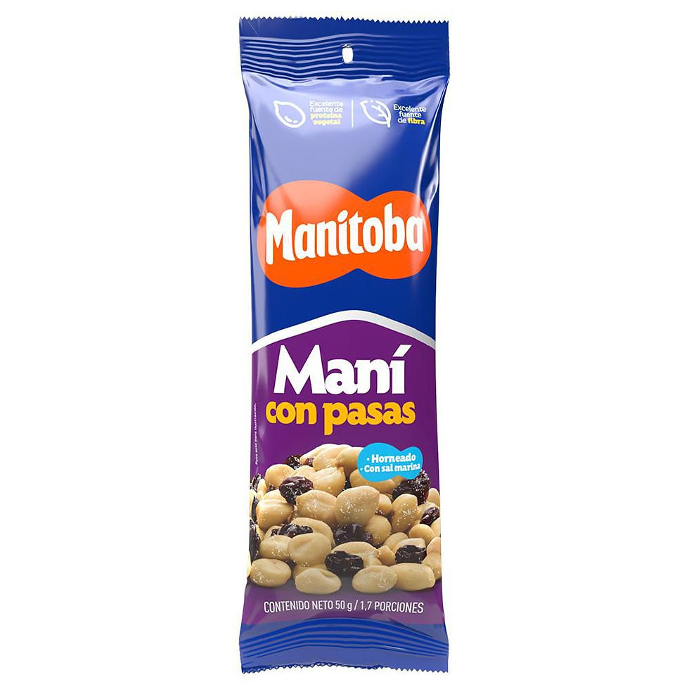 Maní Manitoba Con Pasas (50 Gr)
