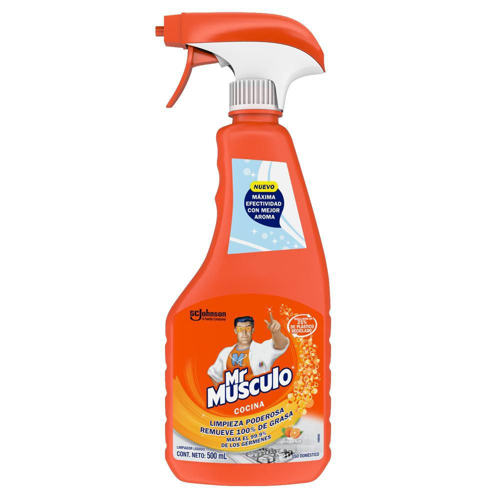 Desengrasante Mr Musculo Cocina Empaque Con Gatillo (500 Ml)